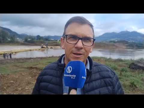 Iniciada recuperação da ponte baixa entre Travesseiro à Marques de Souza