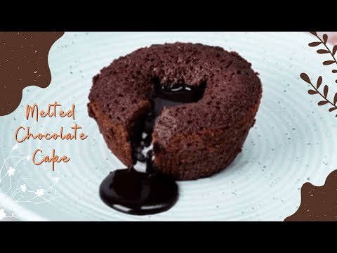 Melted Chocolate Cake - Easy & Gooey Chocolate Lava Cake Recipe
