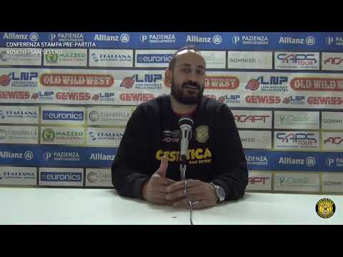 29/10/2019 | Conferenza Stampa pre-partita - Sapori Veri Roseto vs Allianz Pazienza San Severo