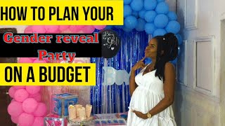 Gender Reveal Party For Less than 25,000 Naira | How to Plan A Gender Reveal Party on A Budget