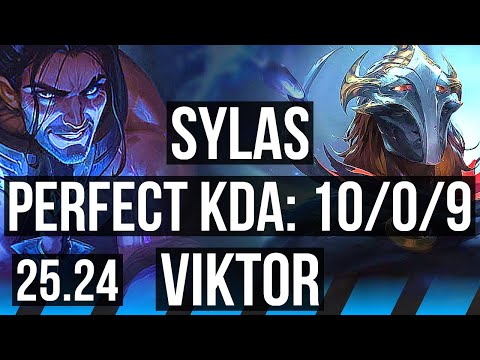 SYLAS vs VIKTOR (MID) | 10/0/9 | KR Master | 25.24