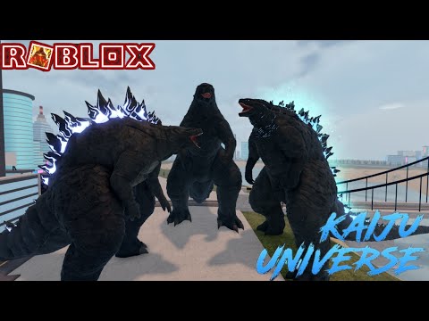 Godzilla 2014 Vs  Godzilla 2019 Vs  Godzilla 2021 | Roblox Kaiju universe