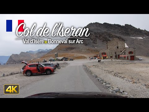 Driver's View: Driving the Col de l'Iseran from Val d'Isère to Bonneval sur Arc, France 🇫🇷