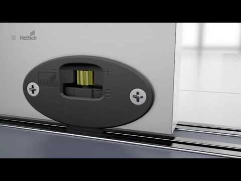 Pièce de coulissage pour porte de meuble - SlideLine 55+ HETTICH