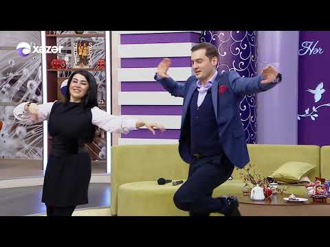 Emil Bədəlov və Rəqqasə Fatimədən canlı yayımda şıdırğı rəqs  (Hər Şey Daxil)