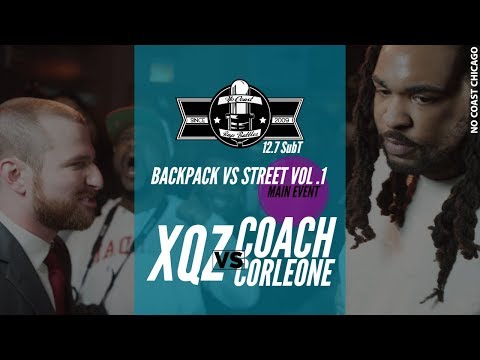 XQZ vs Coach Corleone - No Coast Raps | Backpack vs Street VOL. 1