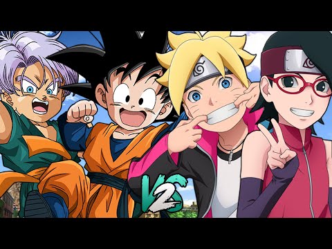 Goten & Trunks vs Boruto & Sarada 2 || Especial 100k || Kballerías de Rap || (ft. Varios Artistas)