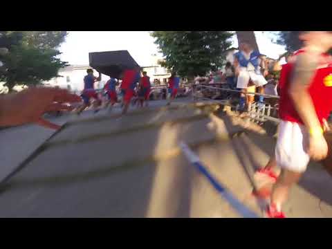 Palio delle barche 2018 on board portabandiera rione centro 2