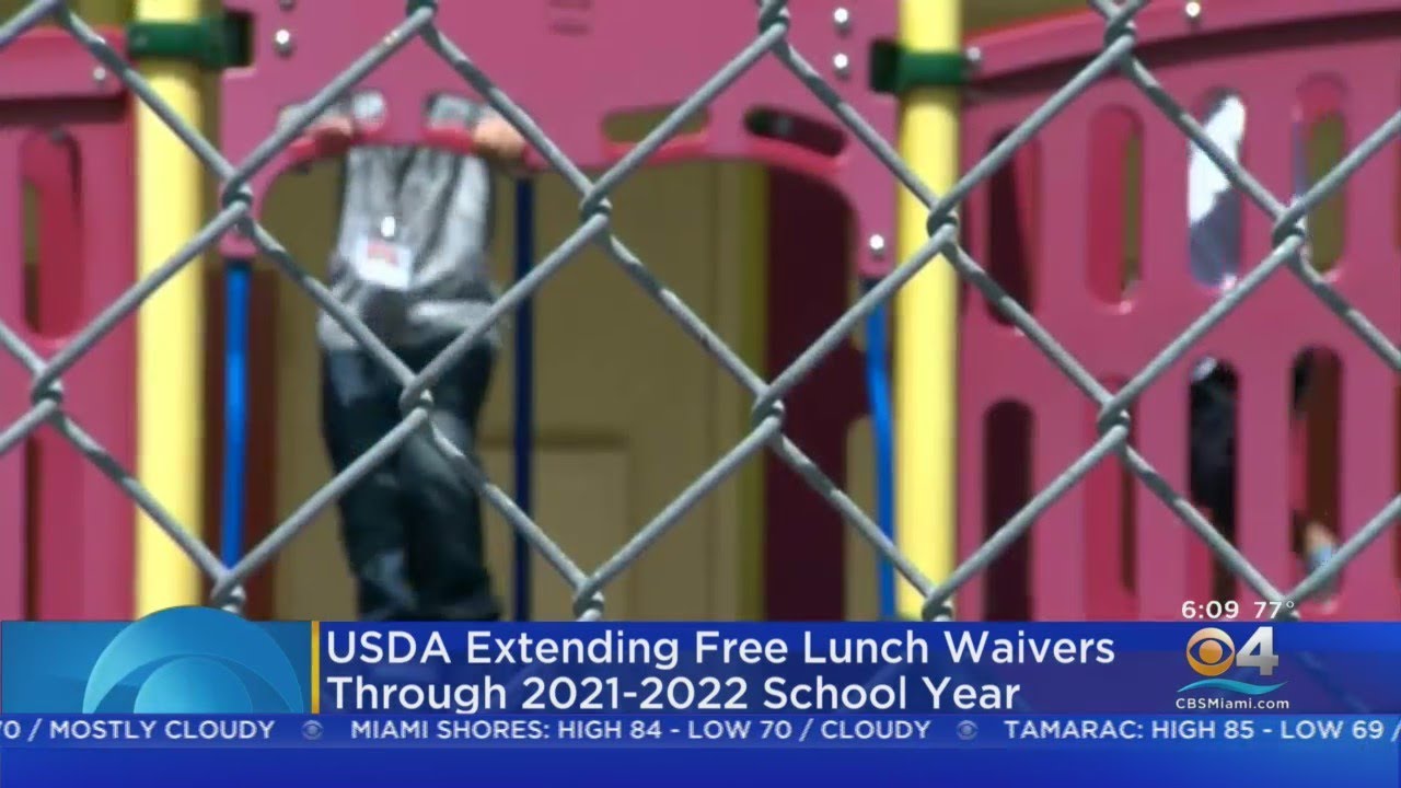 USDA Extends Universal Free Lunch Program At Schools