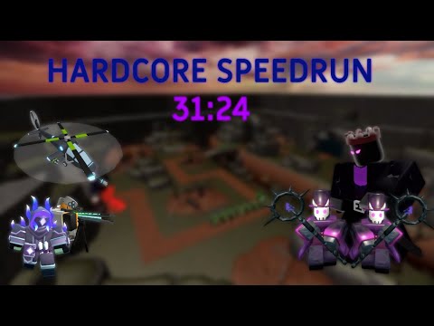 Hardcore Triumph Speedrun 31:24 | Tower Defense Simulator