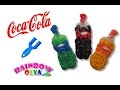 КОКА-КОЛА из резинок на рогатке без станка. Фигурки из резинок | Coca Cola Soda Bottle ...