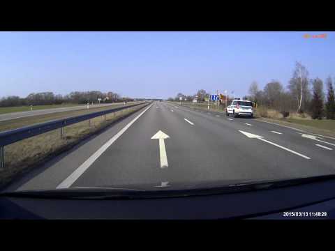 Briedis greitkelyje A1 (Kaunas - Klaipėda) 2015