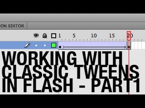 Working with Classic Tweens in Flash - Part 1 - Introduction to Classic Tweens