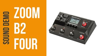 Video thumbnail for Zoom B2 Four - Sound Demo (no talking) by Bass Bonedo