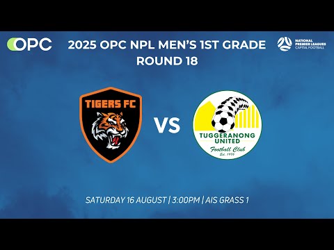 Capital Football OPC NPL Men's 1st Grade Round 19 - Tigers FC vs Tuggeranong United FC