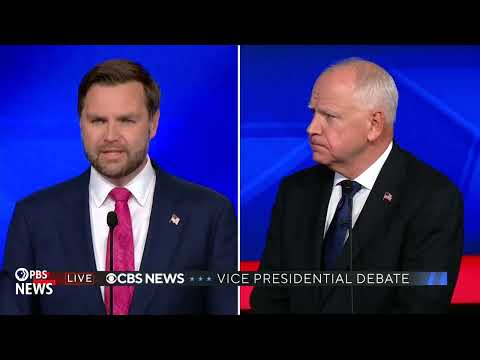 WATCH: Vance blames Harris for immigration crisis | CBS Vice Presidential Debate