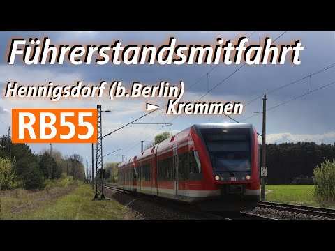 [VT646] Führerstandsmitfahrt - Hennigsdorf (b.Berlin) ► Kremmen