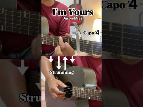 I’m Yours ✅- Jason Mraz | Guitar Intro | Tutorial | #guitartutorial #guitarlessons #shorts #cover