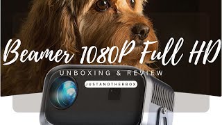 Jimveo Sky Beamer Unboxing & Review - Full HD, Elektrischer Fokus, 4K Unterstützung