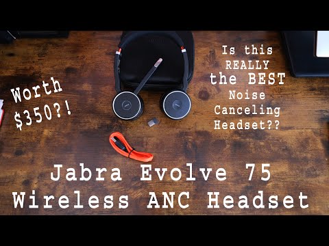 Jabra Evolve 75 Kabelloses Headset mit Geräuschunterdrückung | Testbericht und Anleitung