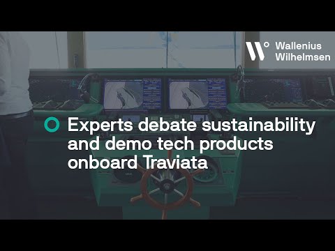 Experts debate sustainability and demo tech products onboard Traviata