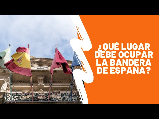 Vídeo relacionado con Bandera de España con mástil y pie. Bandera Española para Oficina. Bandera de España en hampe. Código CN6-ES