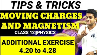 Moving Charges and Magnetism||Additional Exercise-4.20 to 4.28||Unit-4||Physics||Class-12