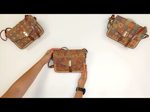 Cork shoulder bag PL8001 Vintage model