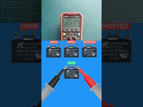 how to test the fan capacitor #tutorial