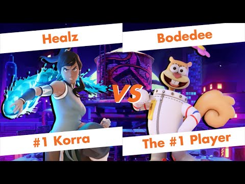 【Nick All Star Brawl】Healz (Korra) vs Bodedee (Sandy) High Level Gameplay【NASB】