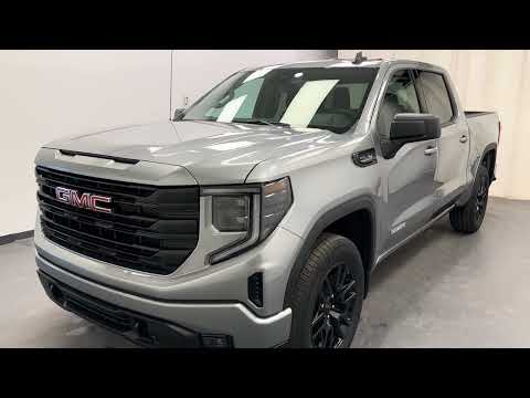 2026 GMC Sierra 1500 Crew Cab Short Box 4-Wheel Drive Elevation in Silver for sale at Davis GMC Buick Lethbridge in Lethbridge, AB