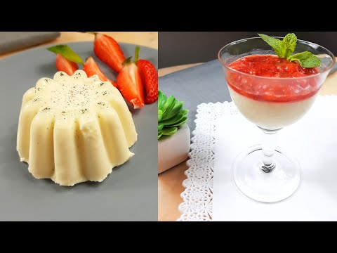 Panna cotta alle fragole | How to make Panna Cotta | Dessert Recipe