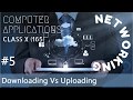 Downloading Vs Uploading NETWORKING Class X CBSE Computer Applications 165
