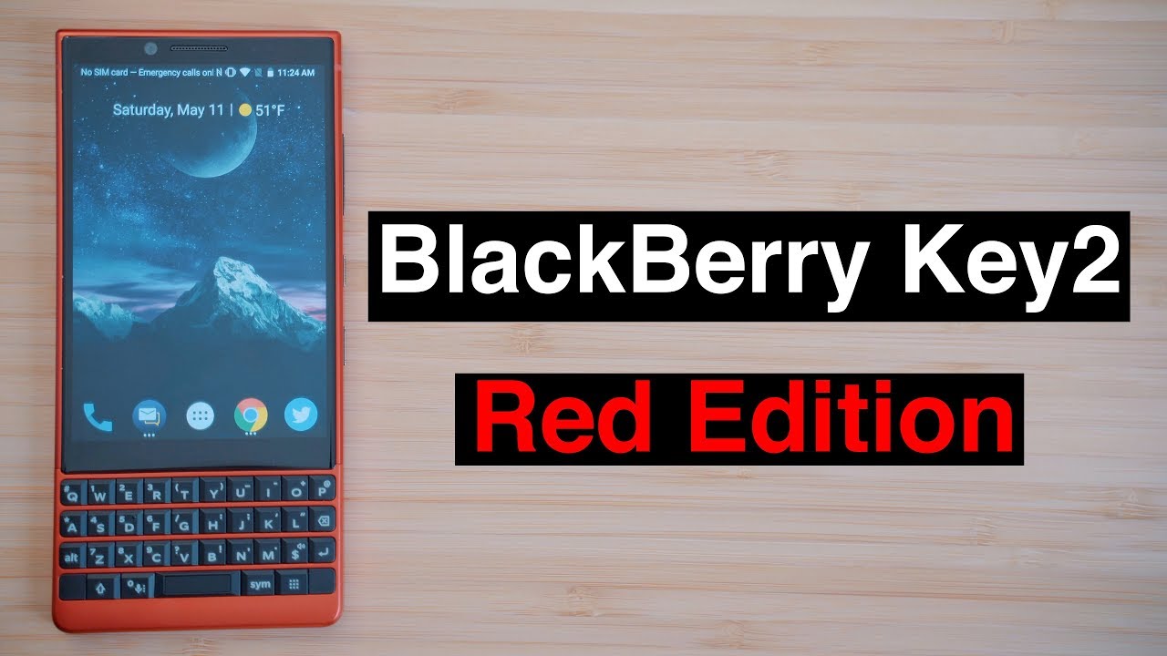 BlackBerry KEY2 Red Edition!