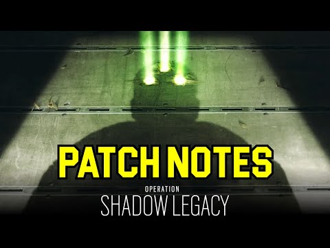 Rainbow Six Siege Operation Shadow Legacy Patch Notes R6 New Operator  Sam Fisher Splintercell 0