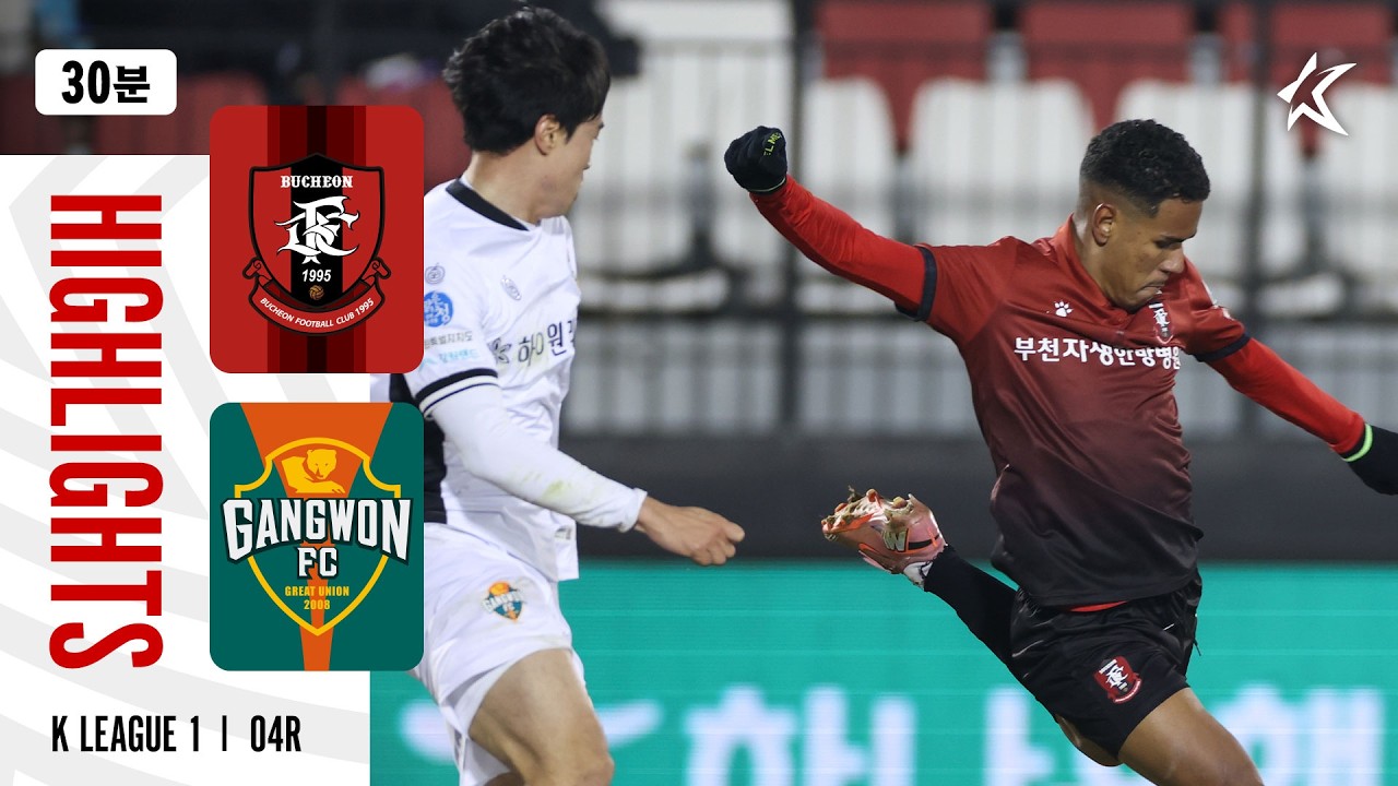Bucheon  1995 vs Gangwon Highlights