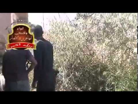 تقدم مقاتلي لواء المهاجرين والأنصار بقيادة النقيب إياد قدور أثناء مجريات معركة توحيد الصفوف