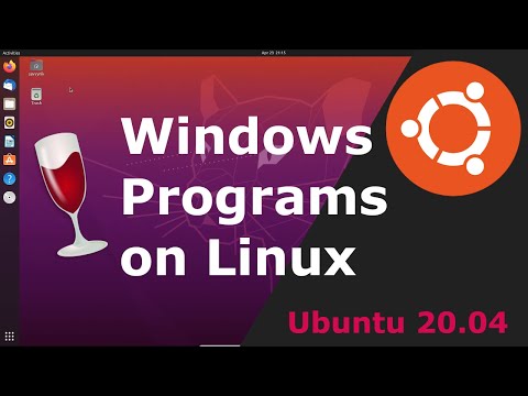 How to Run Windows Programs on Linux | Wine Install Tutorial using Ubuntu 20.04 LTS Video