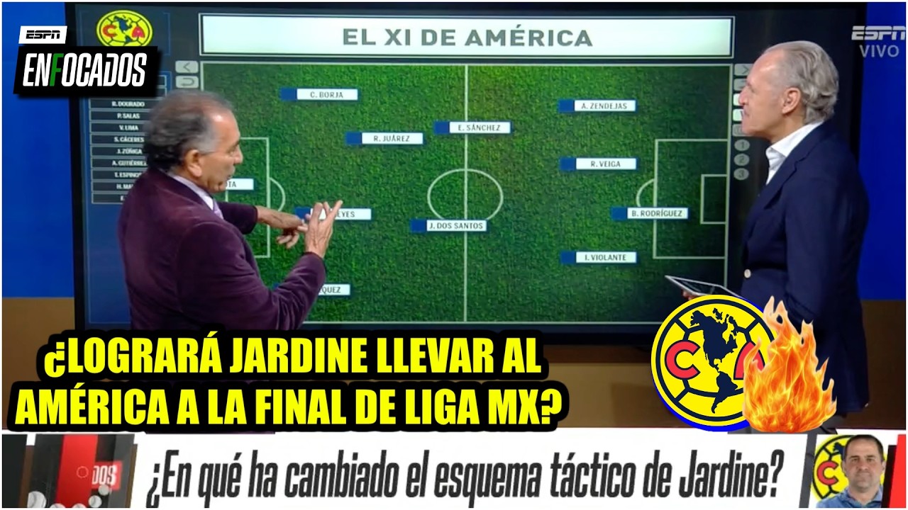 Carrillo y la CLAVE del ESQUEMA TÁCTICO del AMÉRICA que cambió su rumbo en la LIGA MX | Enfocados