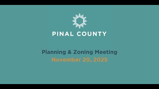 Planning & Zoning Meeting - November 20, 2025