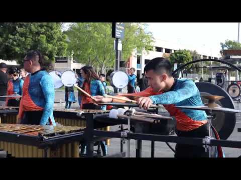 Thesis Percussion full run in the lot