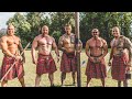 Bodybuilder bei den Highland Games 2018