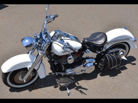 HOW TO INSTALL Softail bobber seat conversion kit install Chopper Harley Davidson Fatboy softail