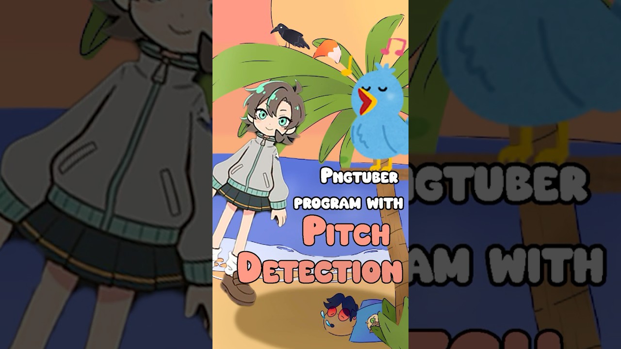 Pngtuber Software with PITCH DETECTION  #vtuber  #pngtuber