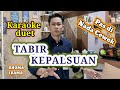 Karaoke Duet TABIR KEPALSUAN Rhoma Irama Nada Cewek KaraokerumahanS