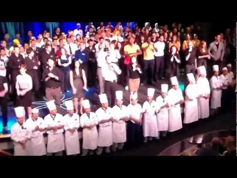 Westerdam's crew, closing ceremony - Vista lounge.MP4