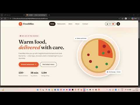 Task Demo - DAS002868 - FreshBite - Online Food Ordering
