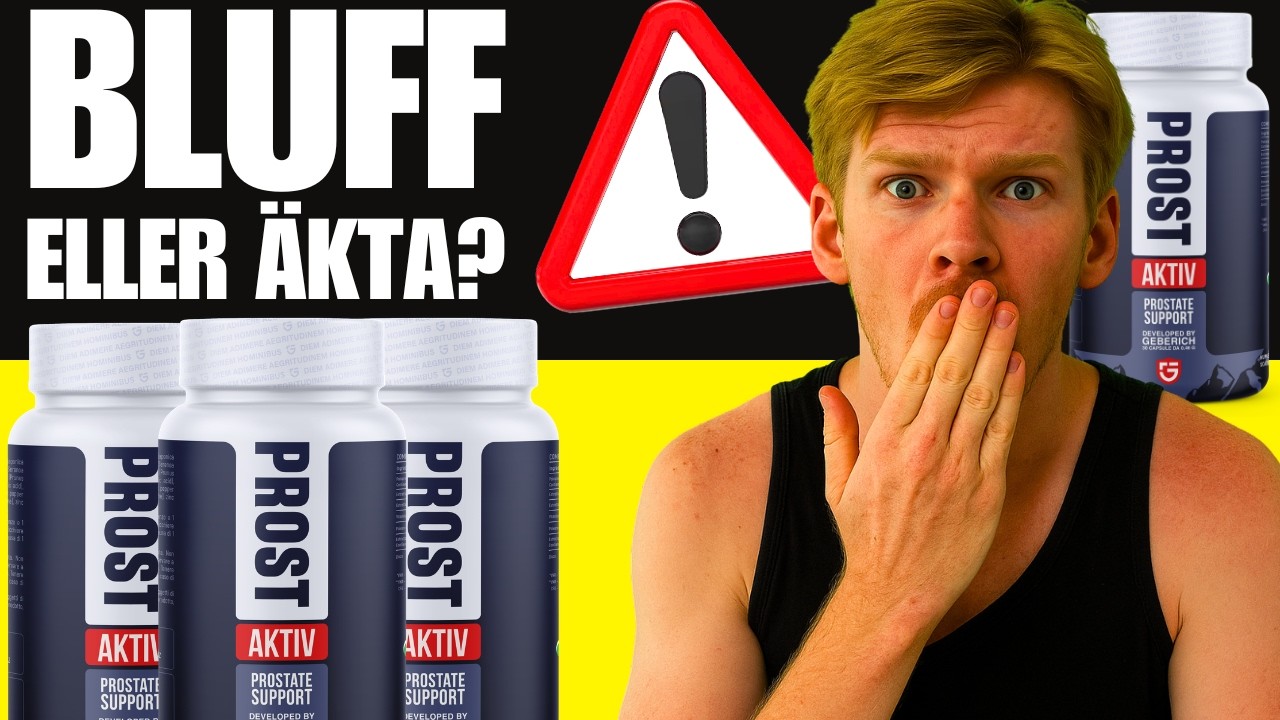 🟡 PROST AKTIV RECENSION (⚠️VIKTIG INFO!⚠️) ÄR PROSTAKTIV EN BLUFF ELLER FUNGERAR DET?