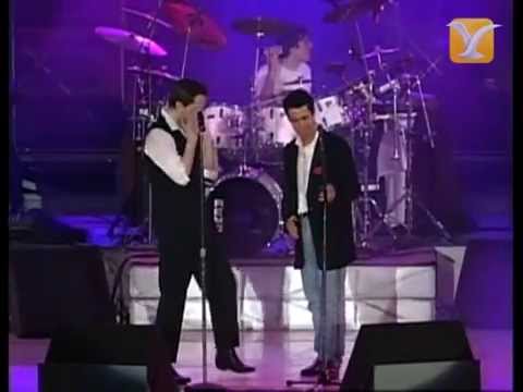 Miguel Bosé y Alejandro Sanz, Nada Particular, Festival de Viña del Mar 1994