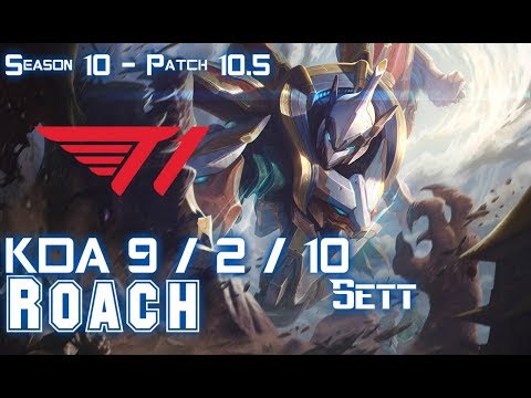 T1 Roach SETT vs IRELIA Top - Patch 10.5 KR Ranked